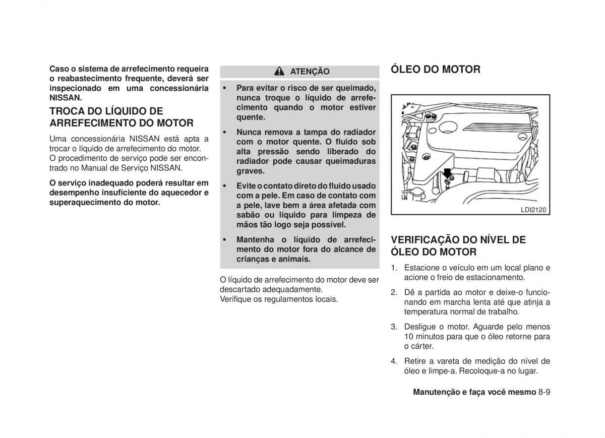 Nissan Altima L33 V 5 manual del propietario / page 284