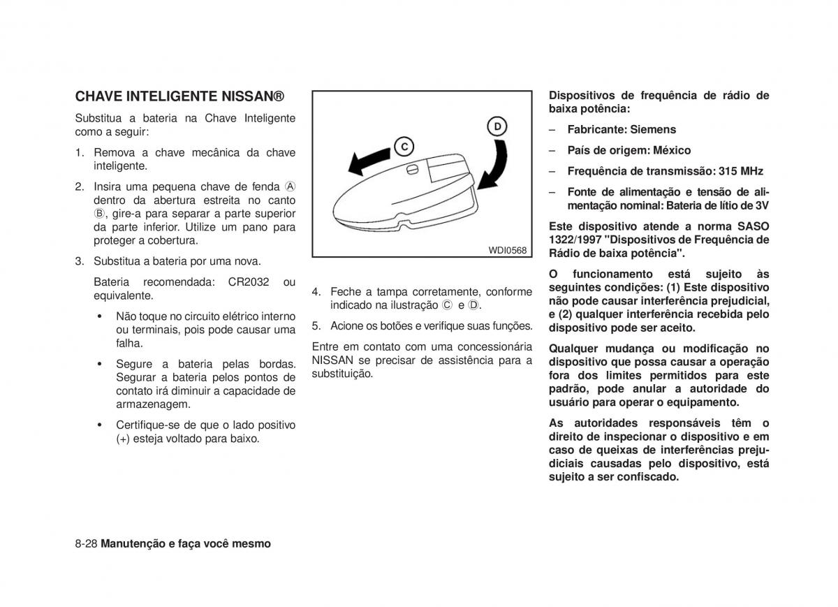 Nissan Altima L33 V 5 manual del propietario / page 303