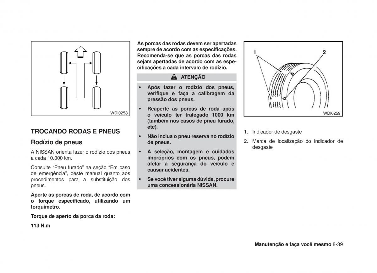 Nissan Altima L33 V 5 manual del propietario / page 314