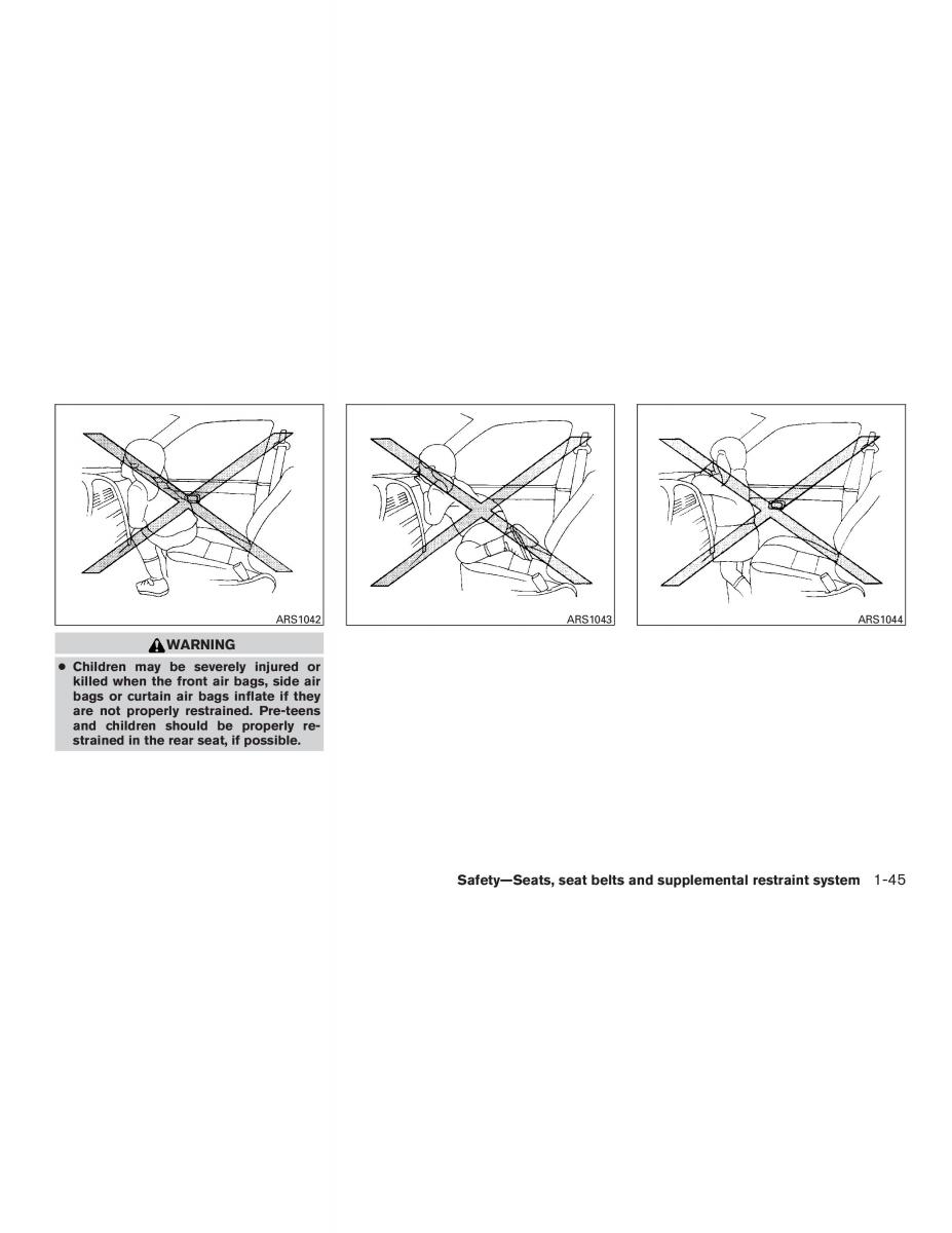 Nissan Altima L33 FL V 5  owners manual / page 62