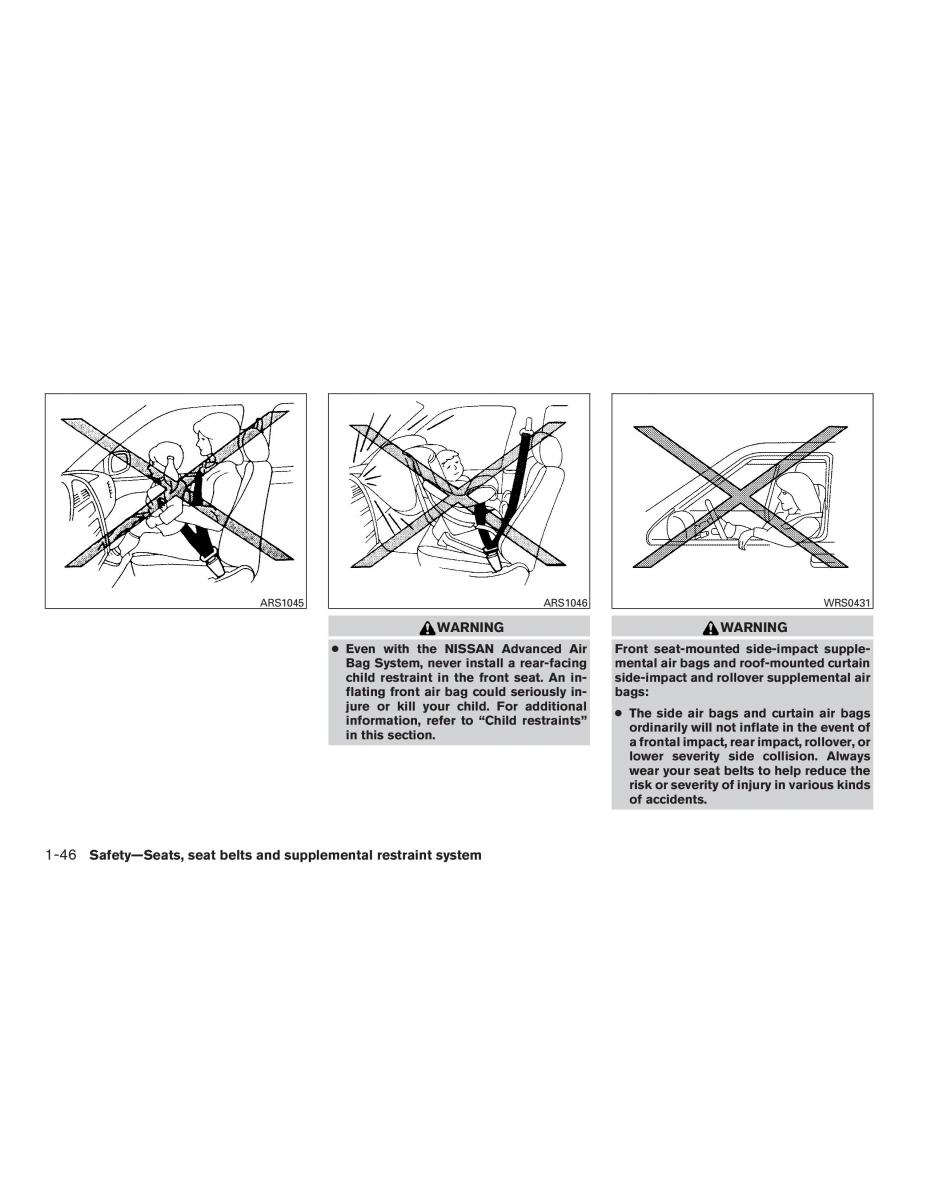 Nissan Altima L33 FL V 5  owners manual / page 63