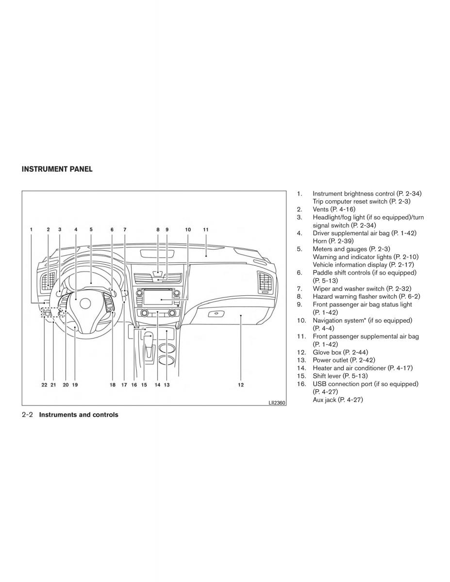 Nissan Altima L33 FL V 5  owners manual / page 81