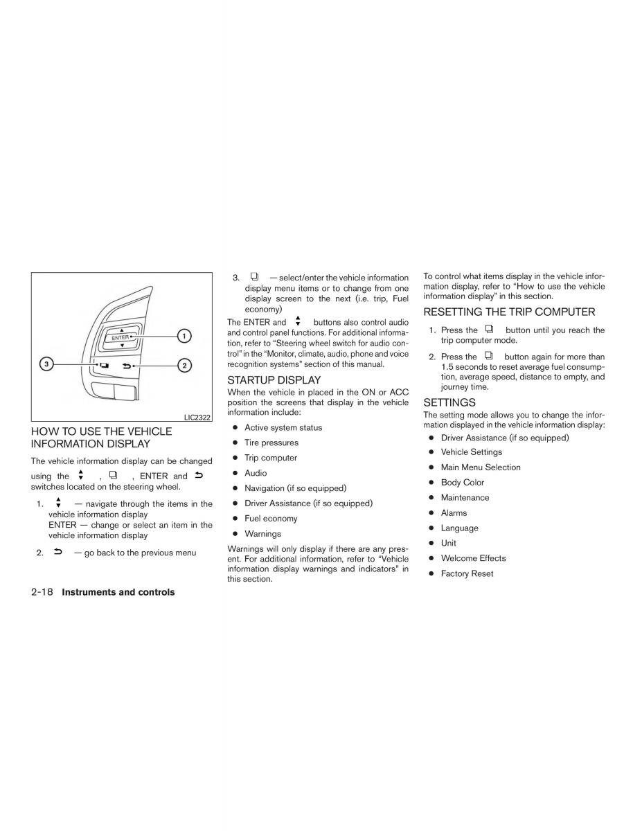 Nissan Altima L33 FL V 5  owners manual / page 97