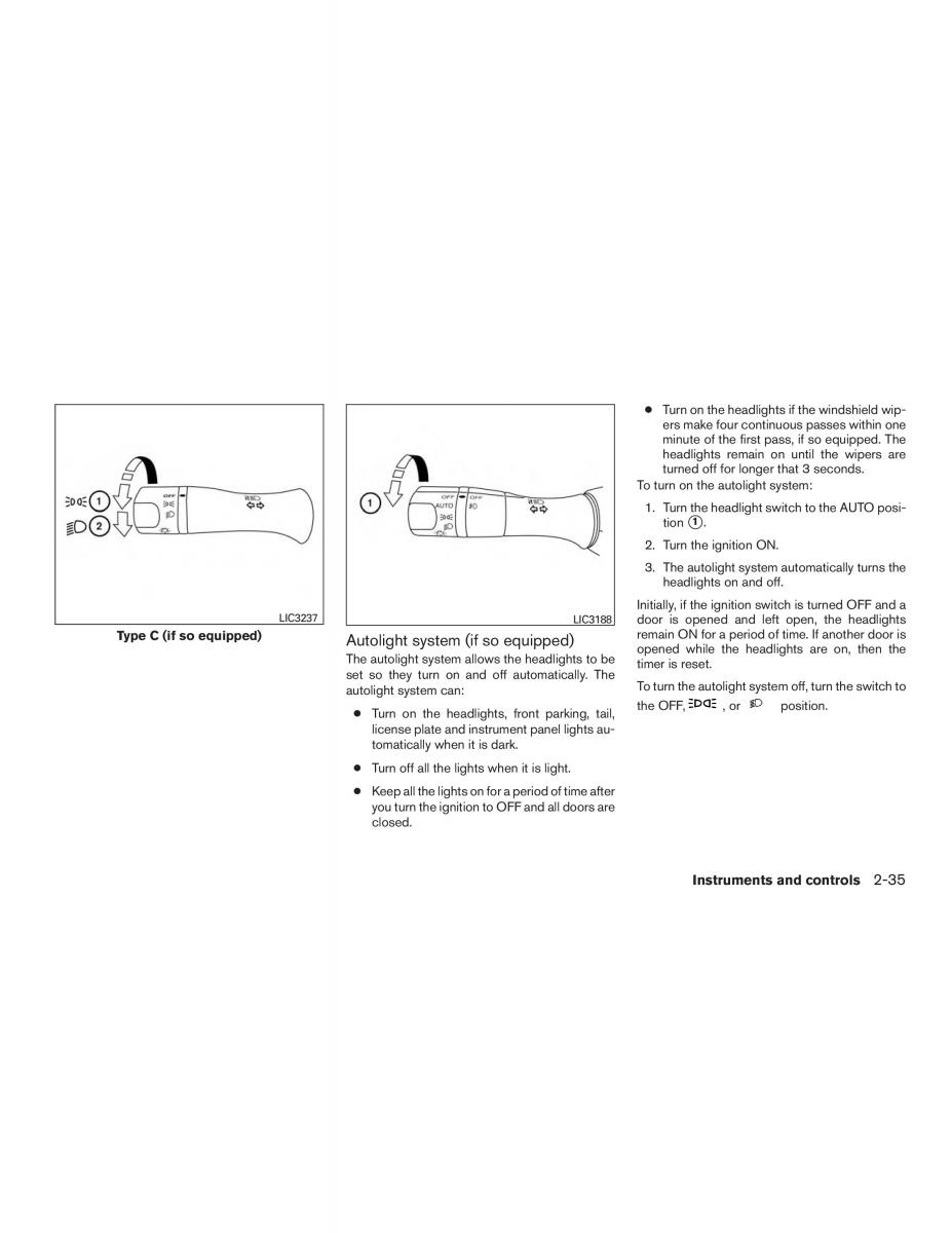 Nissan Altima L33 FL V 5  owners manual / page 114