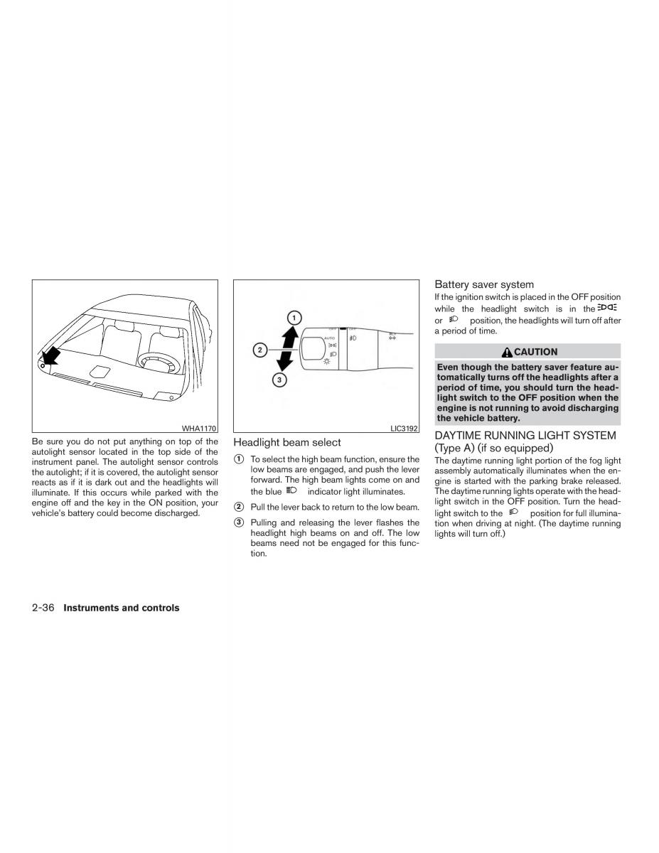 Nissan Altima L33 FL V 5  owners manual / page 115