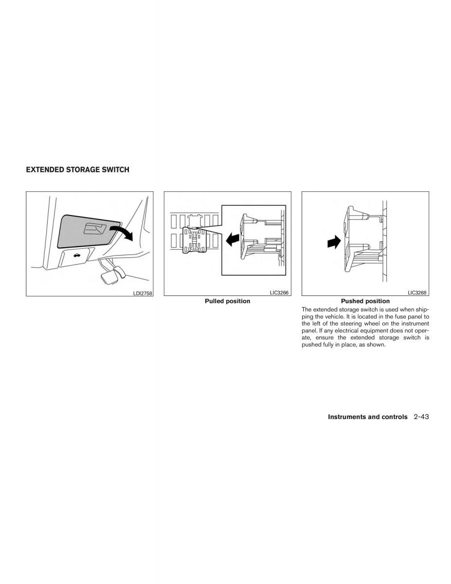 Nissan Altima L33 FL V 5  owners manual / page 122