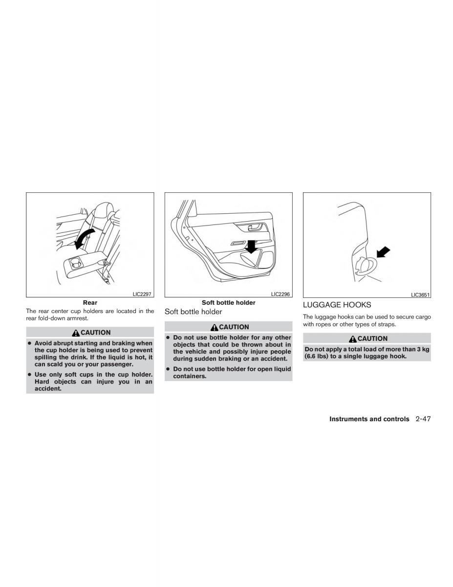 Nissan Altima L33 FL V 5  owners manual / page 126