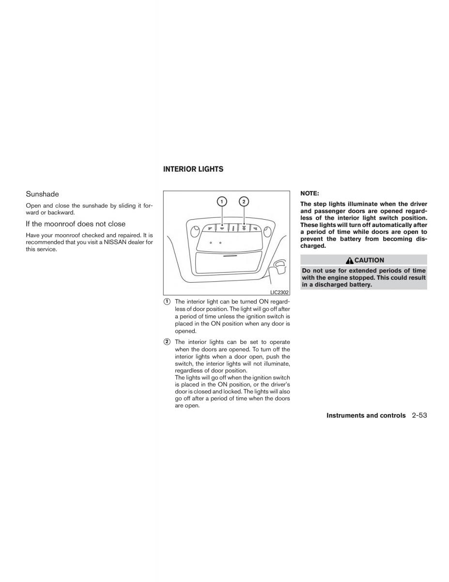 Nissan Altima L33 FL V 5  owners manual / page 132