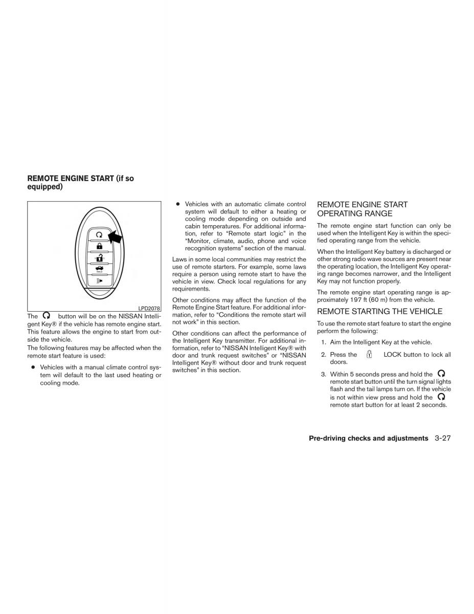 Nissan Altima L33 FL V 5  owners manual / page 166