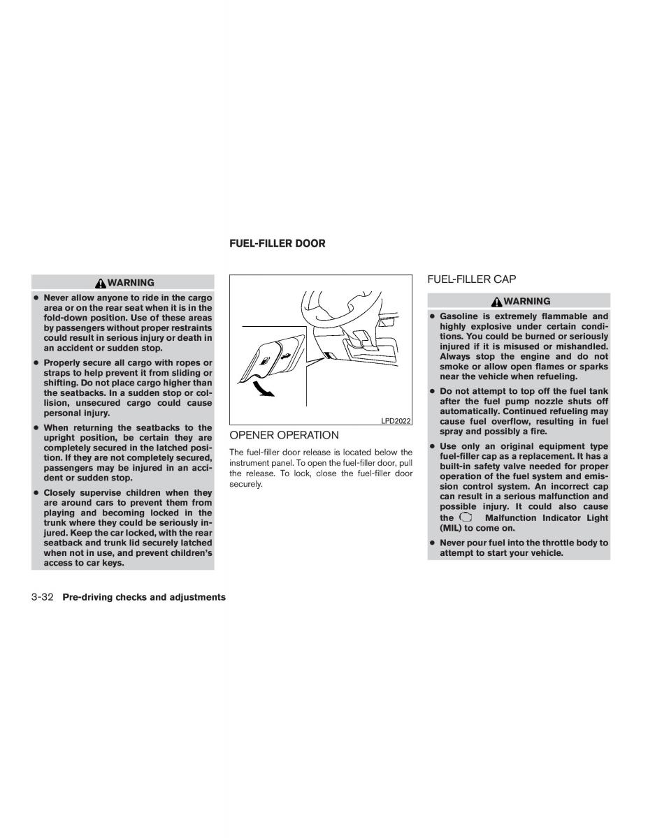 Nissan Altima L33 FL V 5  owners manual / page 171