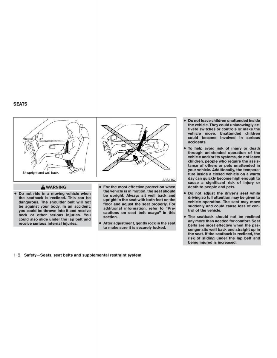 Nissan Altima L33 FL V 5  owners manual / page 19