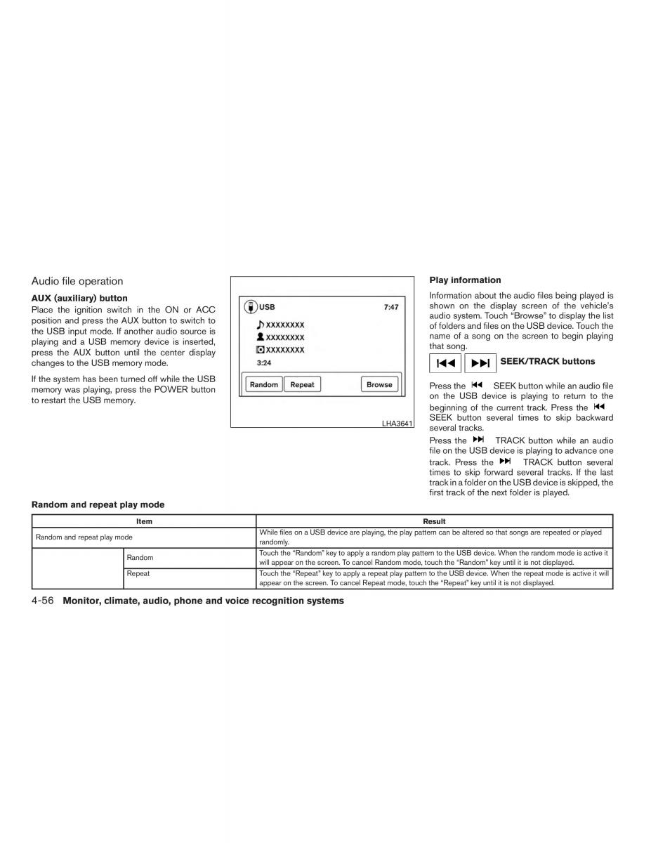 Nissan Altima L33 FL V 5  owners manual / page 233