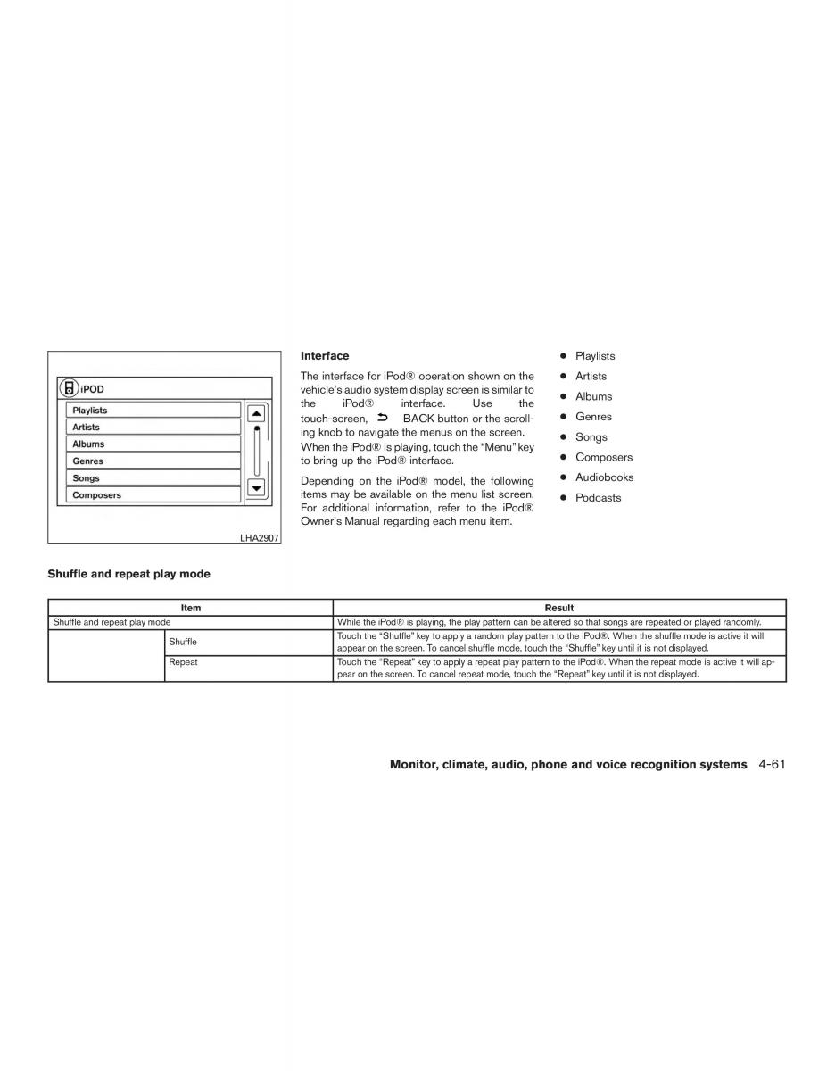 Nissan Altima L33 FL V 5  owners manual / page 238