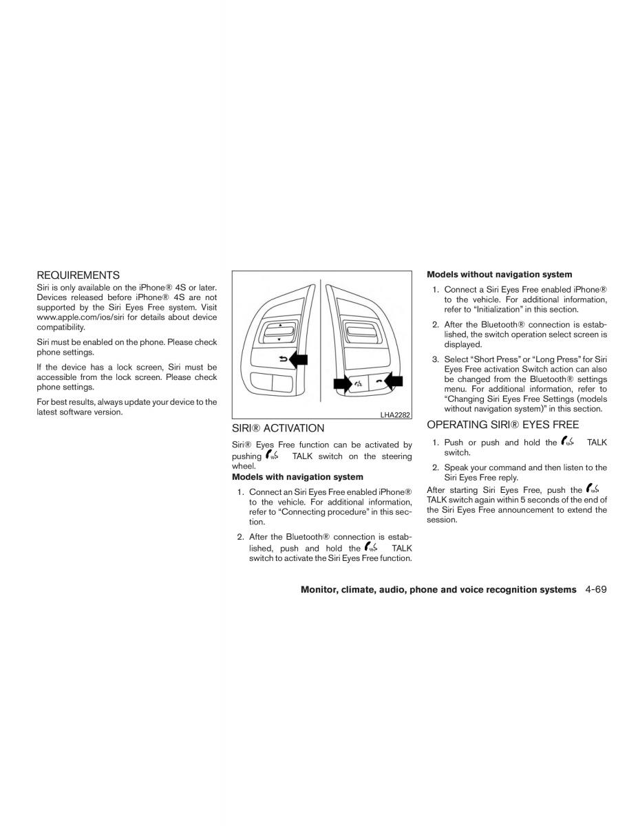 Nissan Altima L33 FL V 5  owners manual / page 246