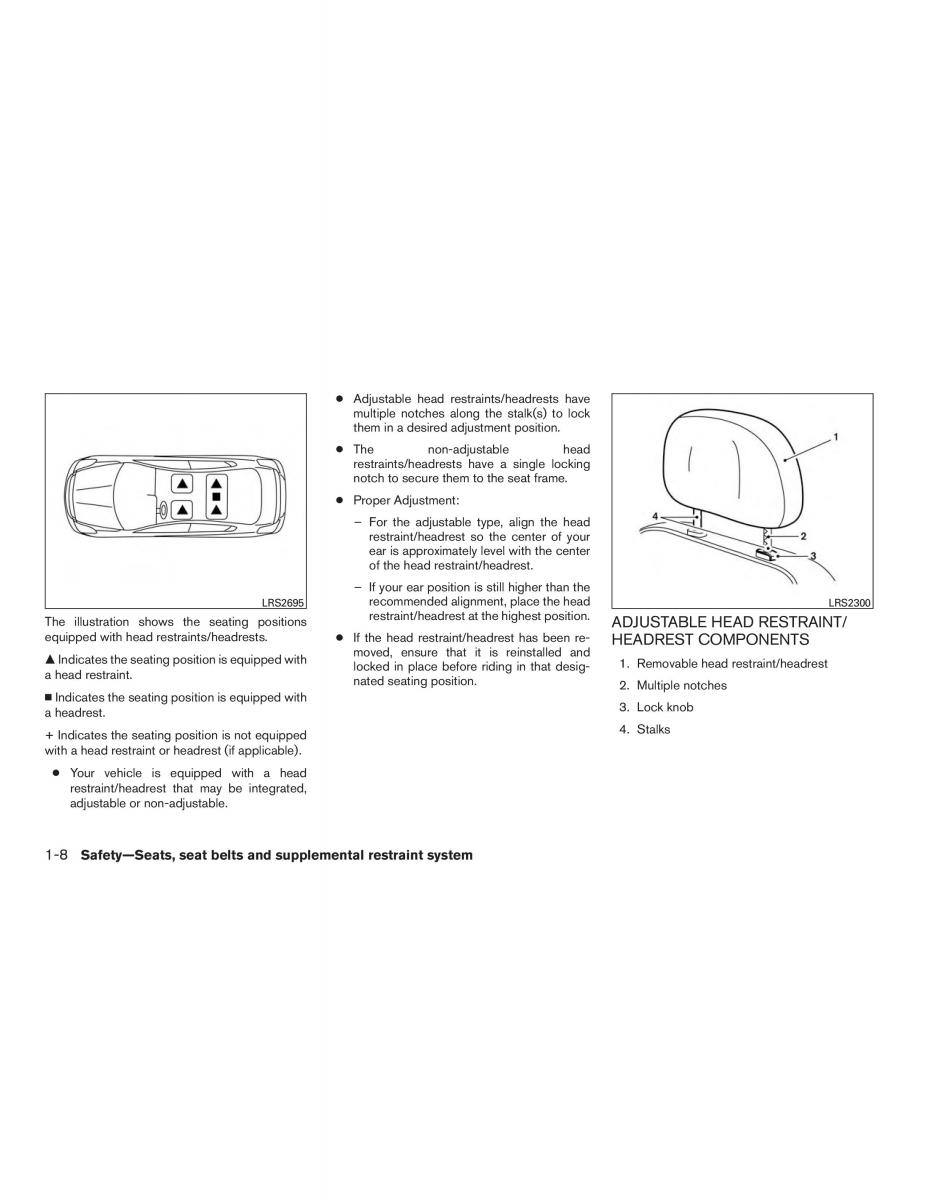 Nissan Altima L33 FL V 5  owners manual / page 25