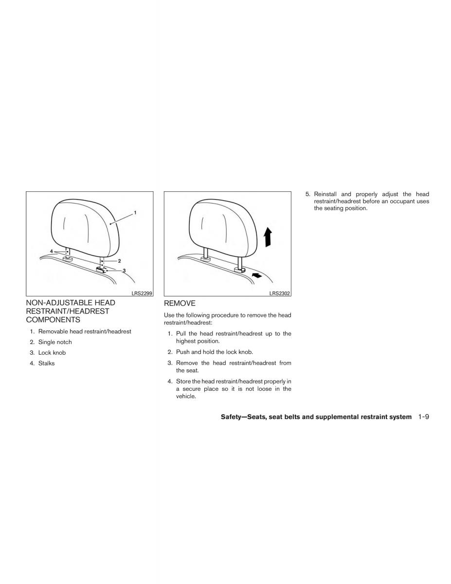 Nissan Altima L33 FL V 5  owners manual / page 26