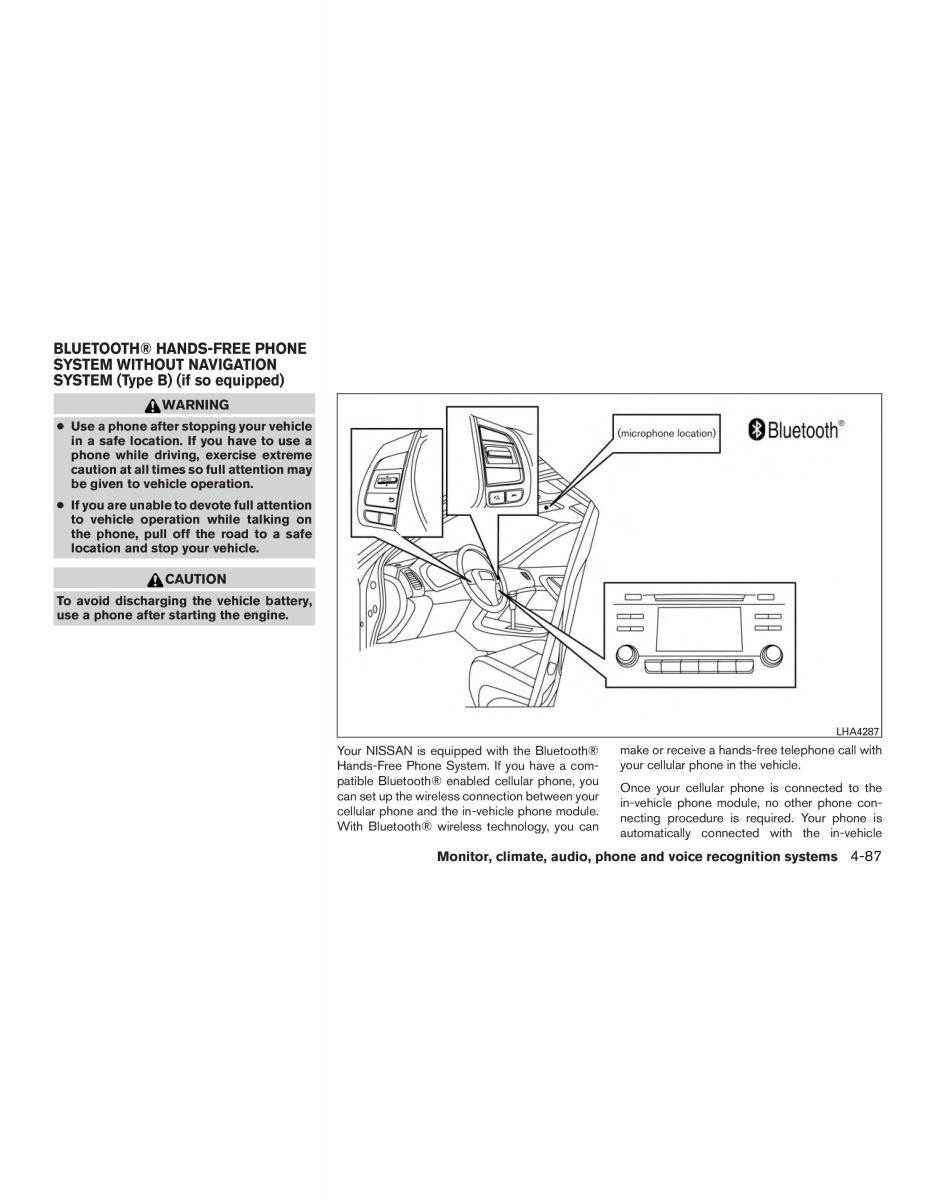 Nissan Altima L33 FL V 5  owners manual / page 264