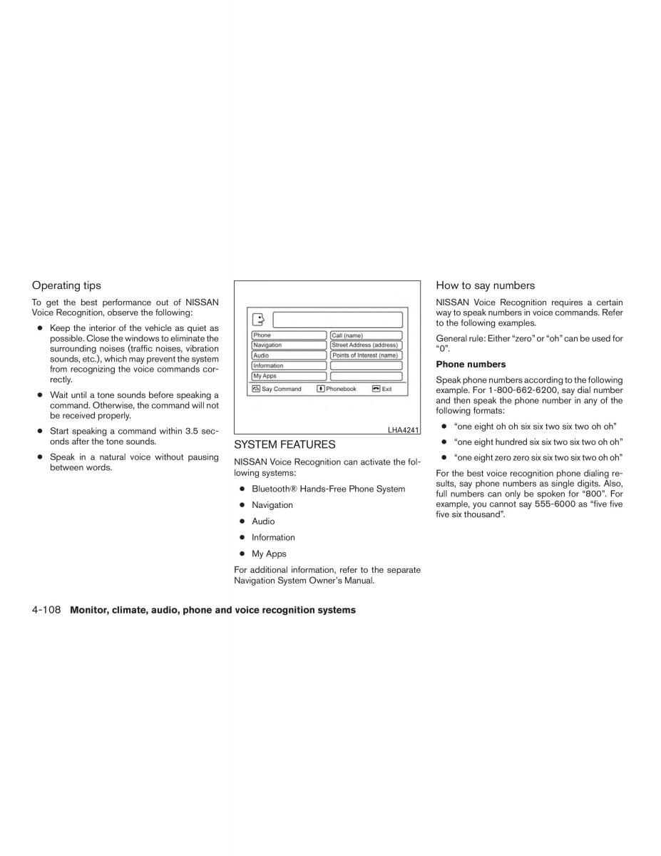 Nissan Altima L33 FL V 5  owners manual / page 285