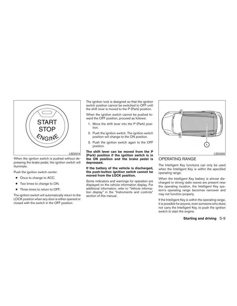 Nissan Altima L33 FL V 5  owners manual / page 298