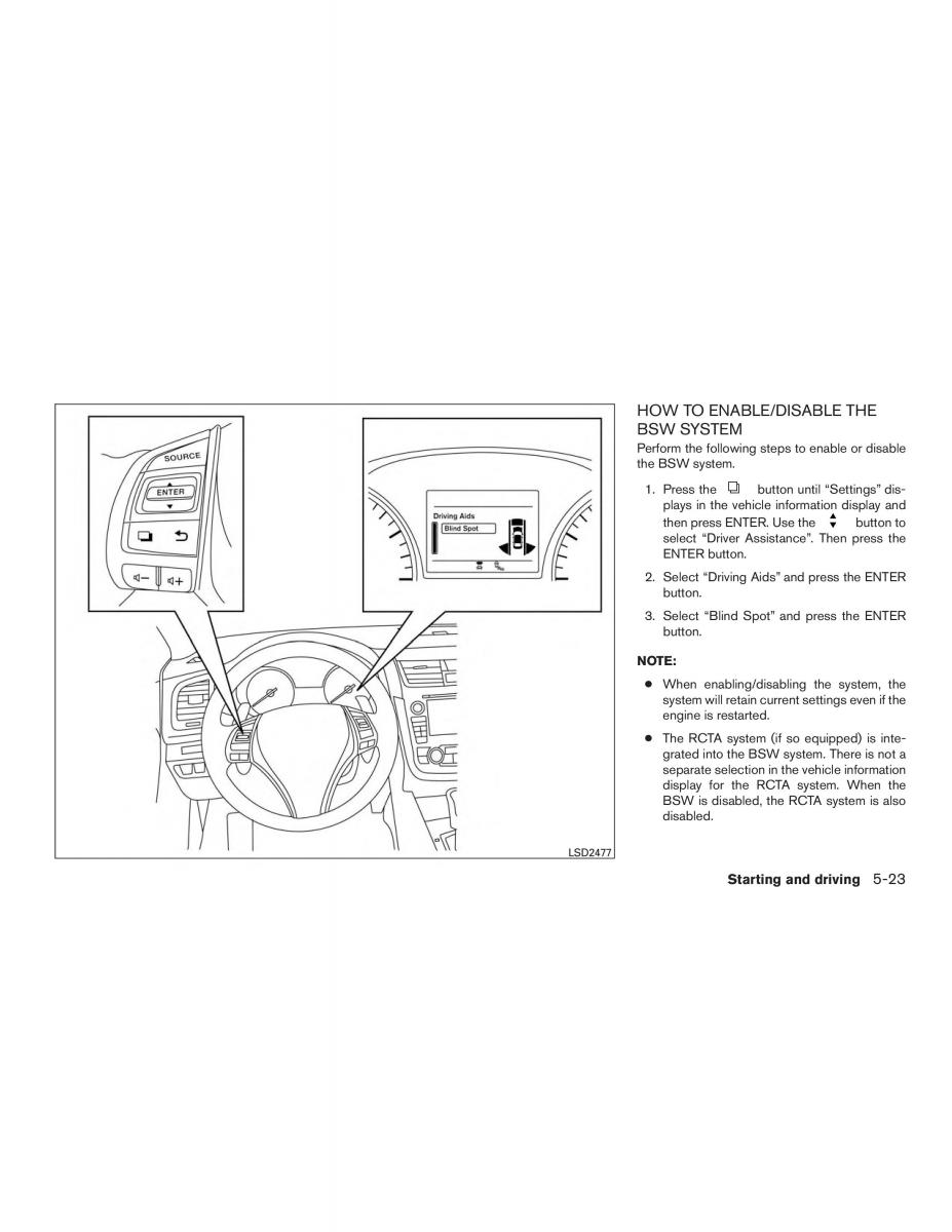 Nissan Altima L33 FL V 5  owners manual / page 312