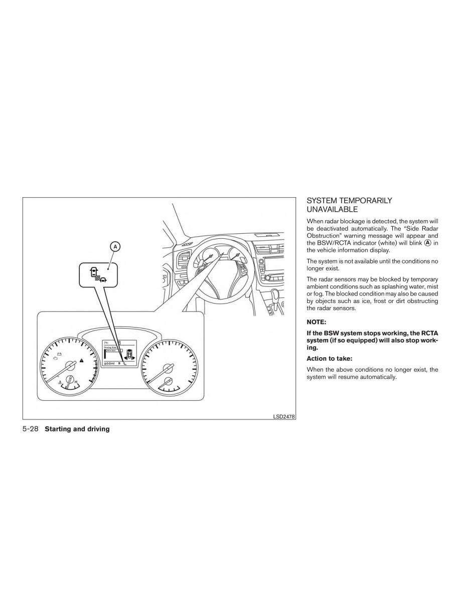 Nissan Altima L33 FL V 5  owners manual / page 317