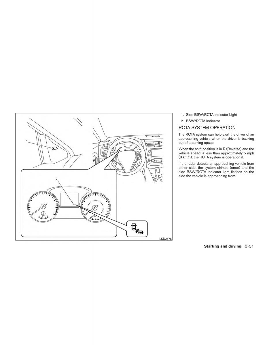 Nissan Altima L33 FL V 5  owners manual / page 320