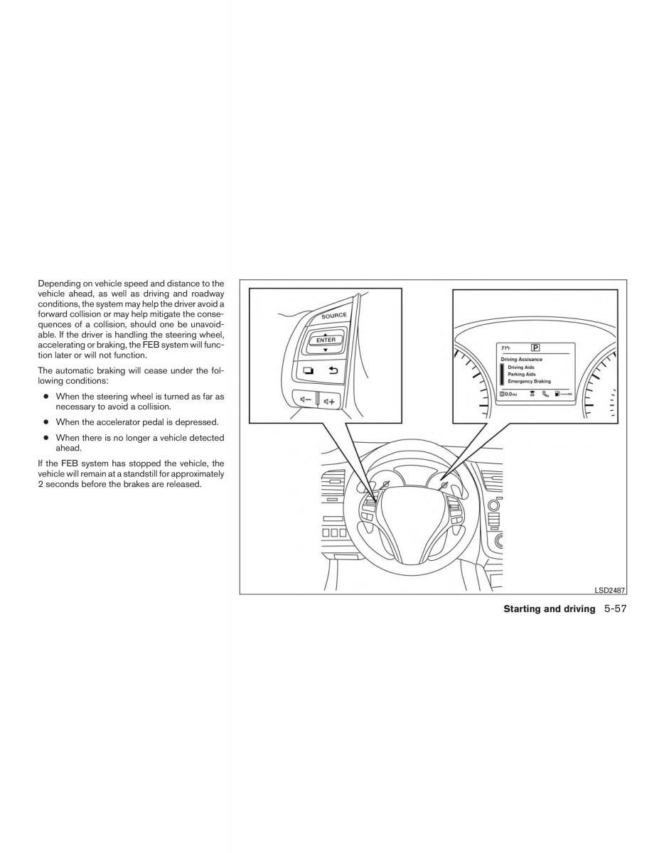 Nissan Altima L33 FL V 5  owners manual / page 346