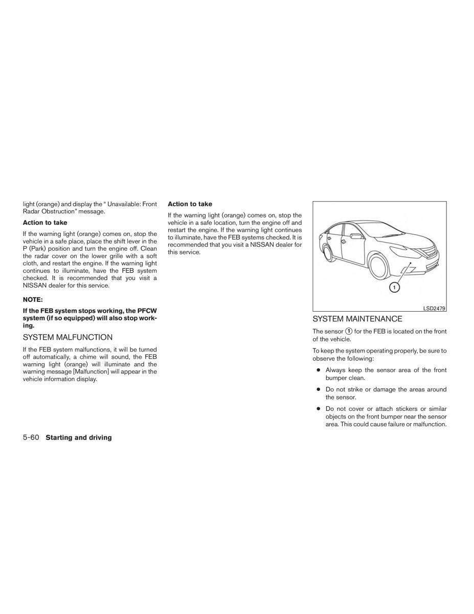 Nissan Altima L33 FL V 5  owners manual / page 349