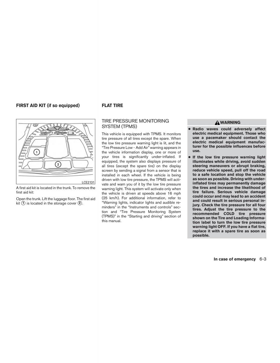 Nissan Altima L33 FL V 5  owners manual / page 380