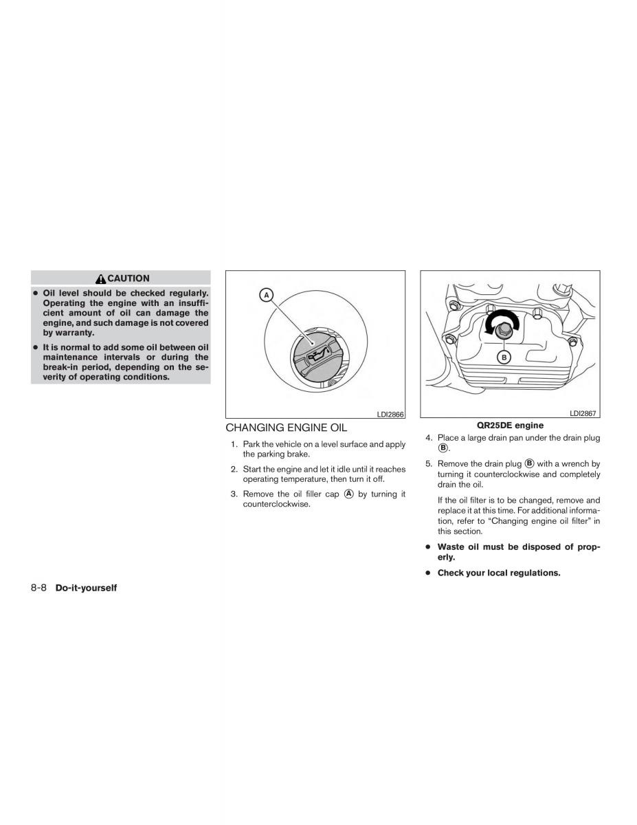 Nissan Altima L33 FL V 5  owners manual / page 407