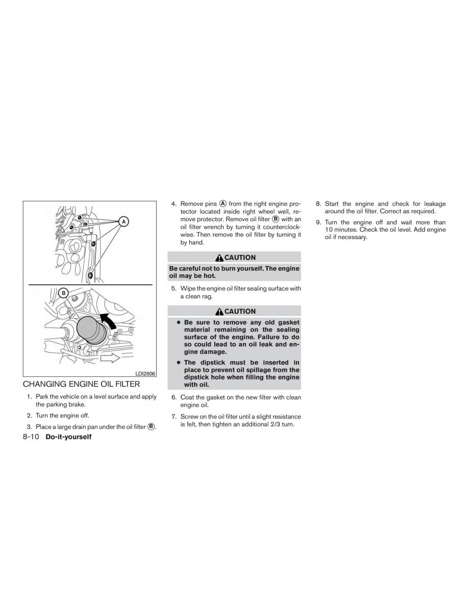 Nissan Altima L33 FL V 5  owners manual / page 409