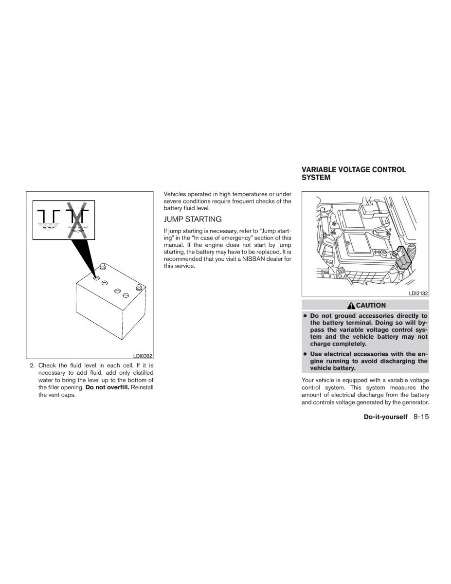 Nissan Altima L33 FL V 5  owners manual / page 414