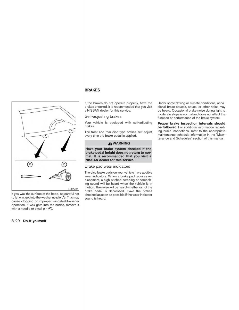 Nissan Altima L33 FL V 5  owners manual / page 419