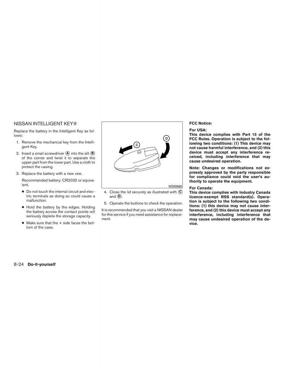 Nissan Altima L33 FL V 5  owners manual / page 423