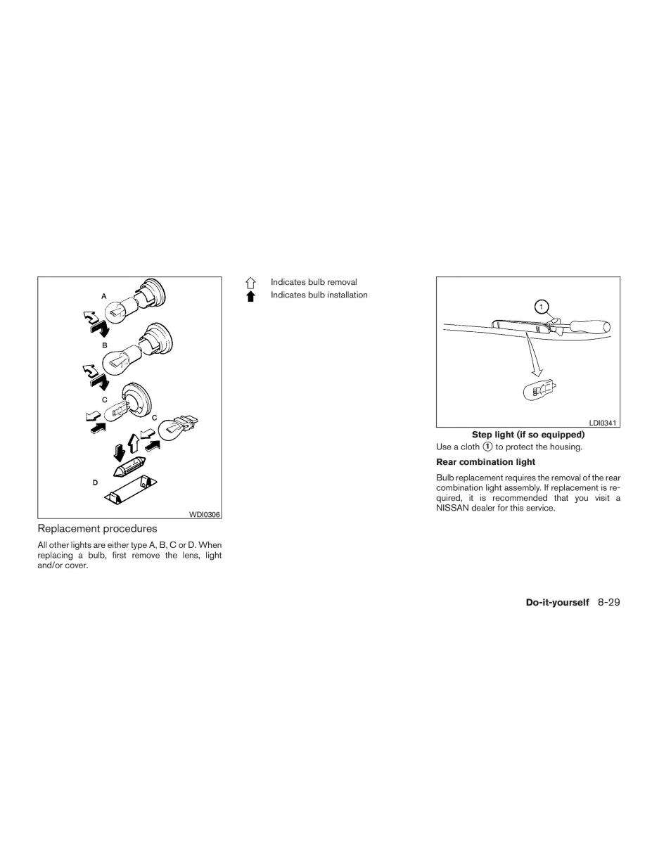 Nissan Altima L33 FL V 5  owners manual / page 428