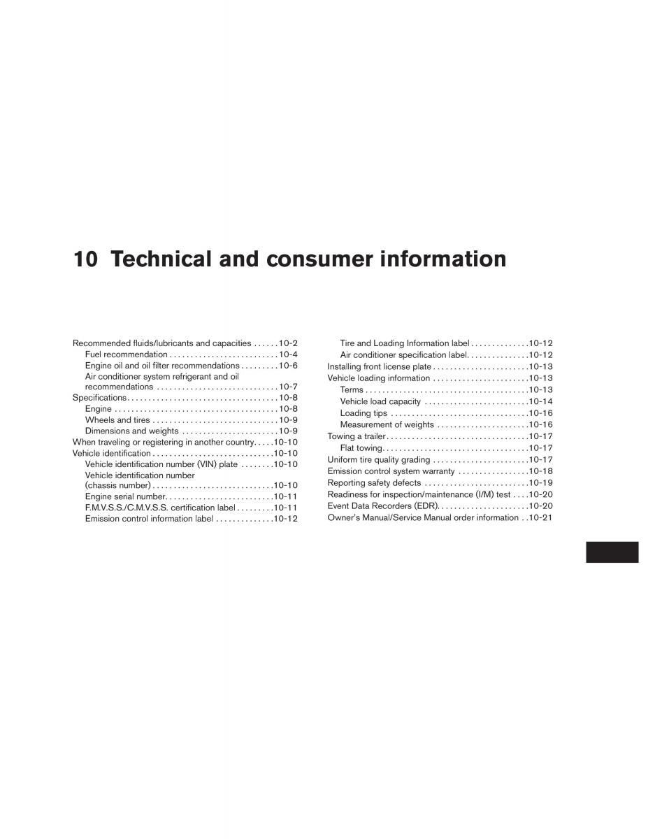 Nissan Altima L33 FL V 5  owners manual / page 458