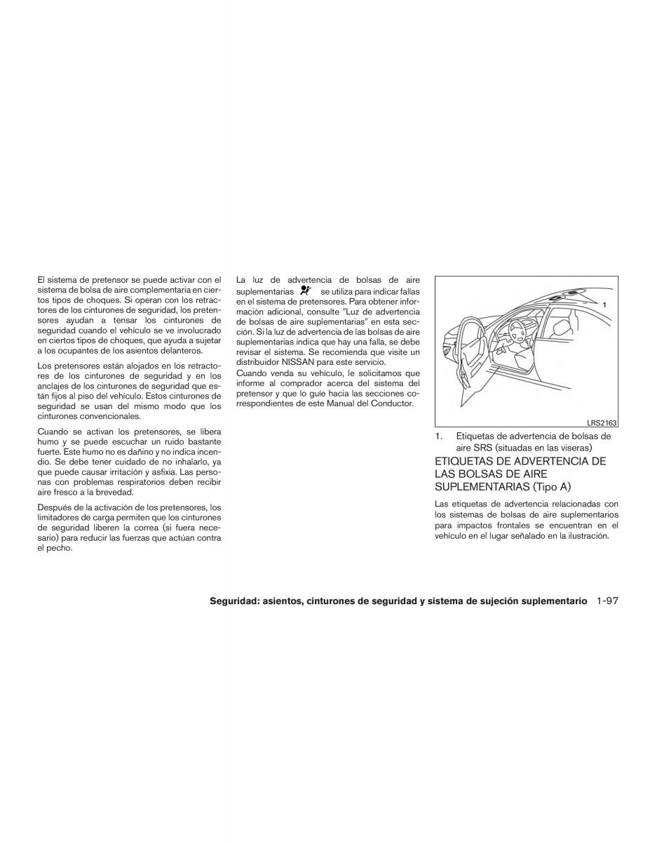 Nissan Altima L33 FL V 5  manual del propietario / page 116