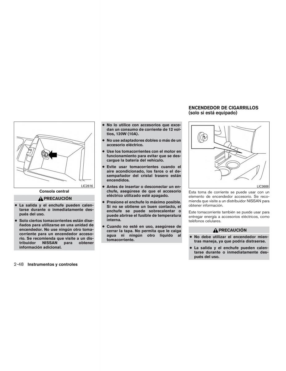 Nissan Altima L33 FL V 5  manual del propietario / page 169