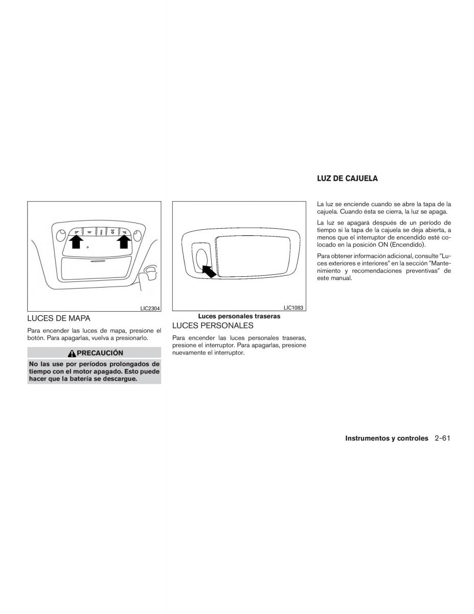 Nissan Altima L33 FL V 5  manual del propietario / page 182