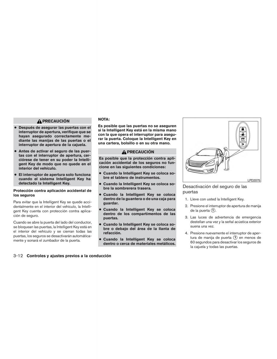 Nissan Altima L33 FL V 5  manual del propietario / page 199