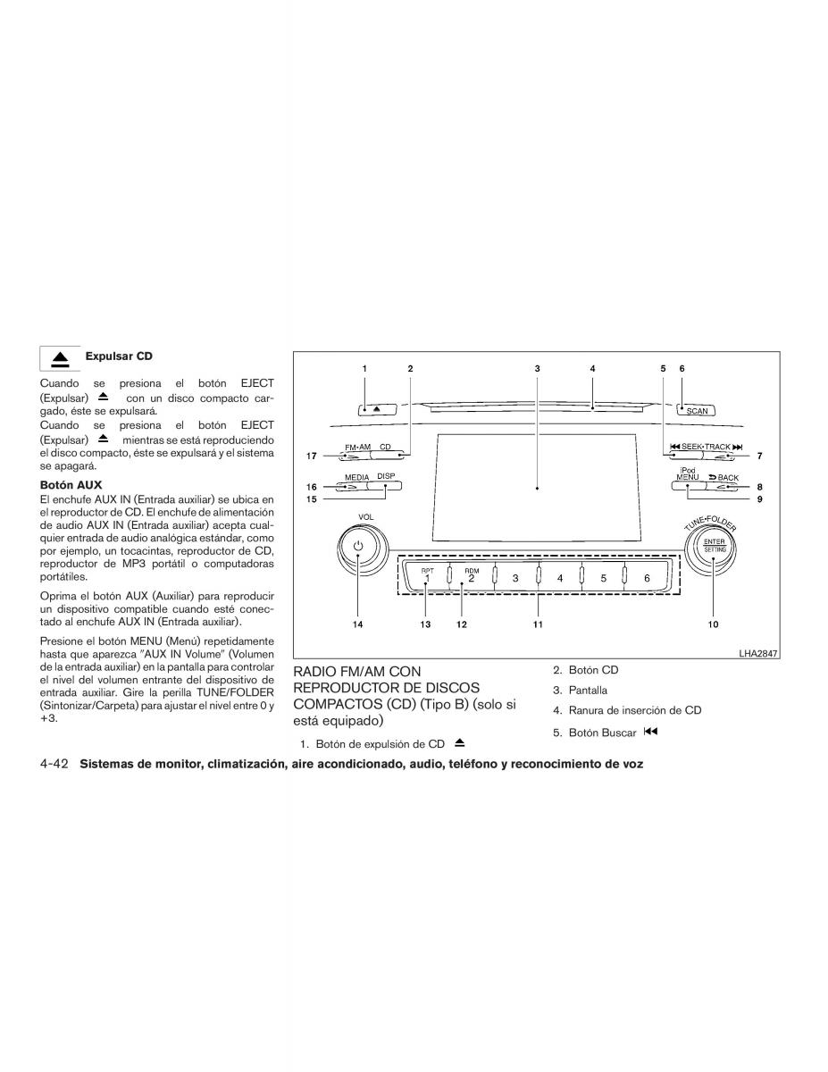 Nissan Altima L33 FL V 5  manual del propietario / page 265