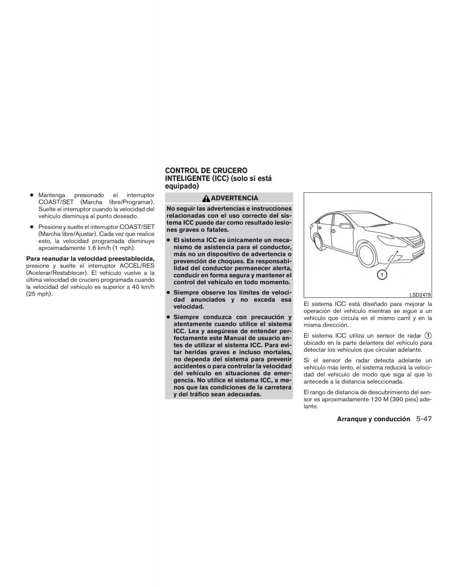 Nissan Altima L33 FL V 5  manual del propietario / page 384