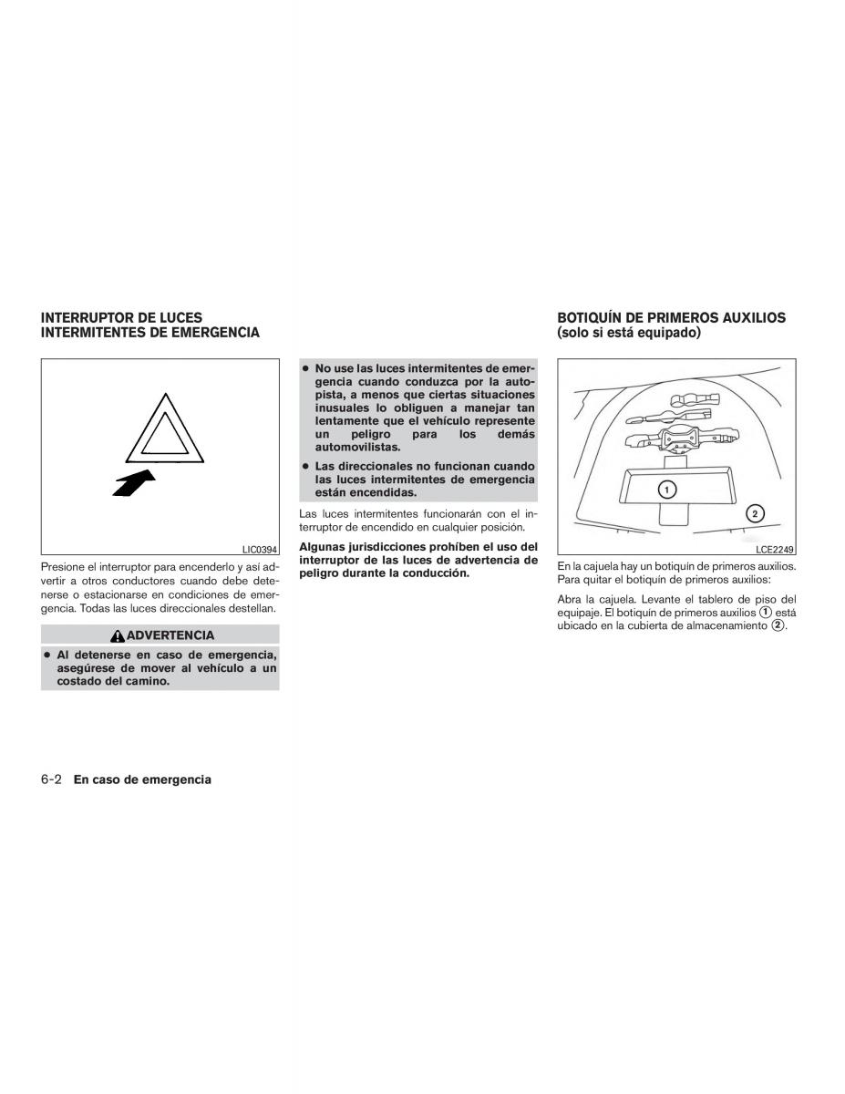 Nissan Altima L33 FL V 5  manual del propietario / page 425