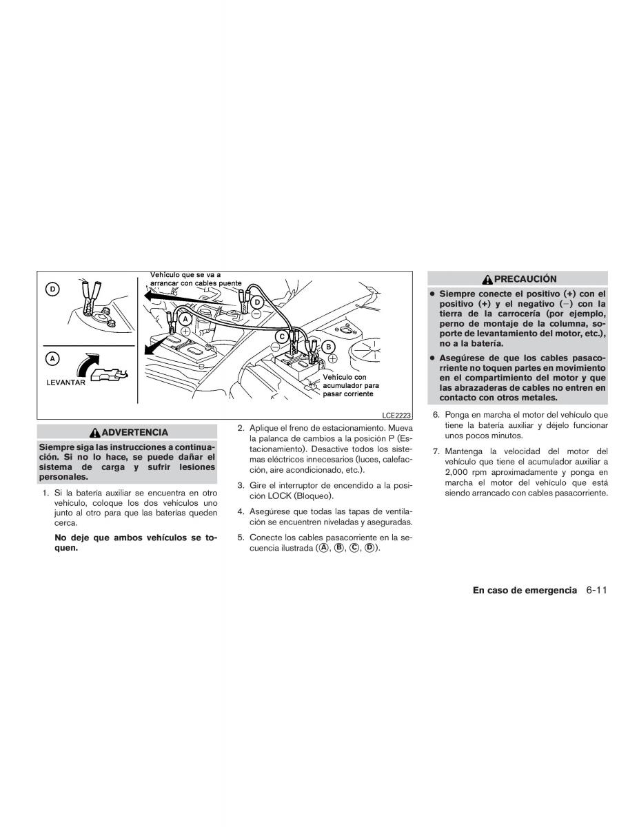 Nissan Altima L33 FL V 5  manual del propietario / page 434