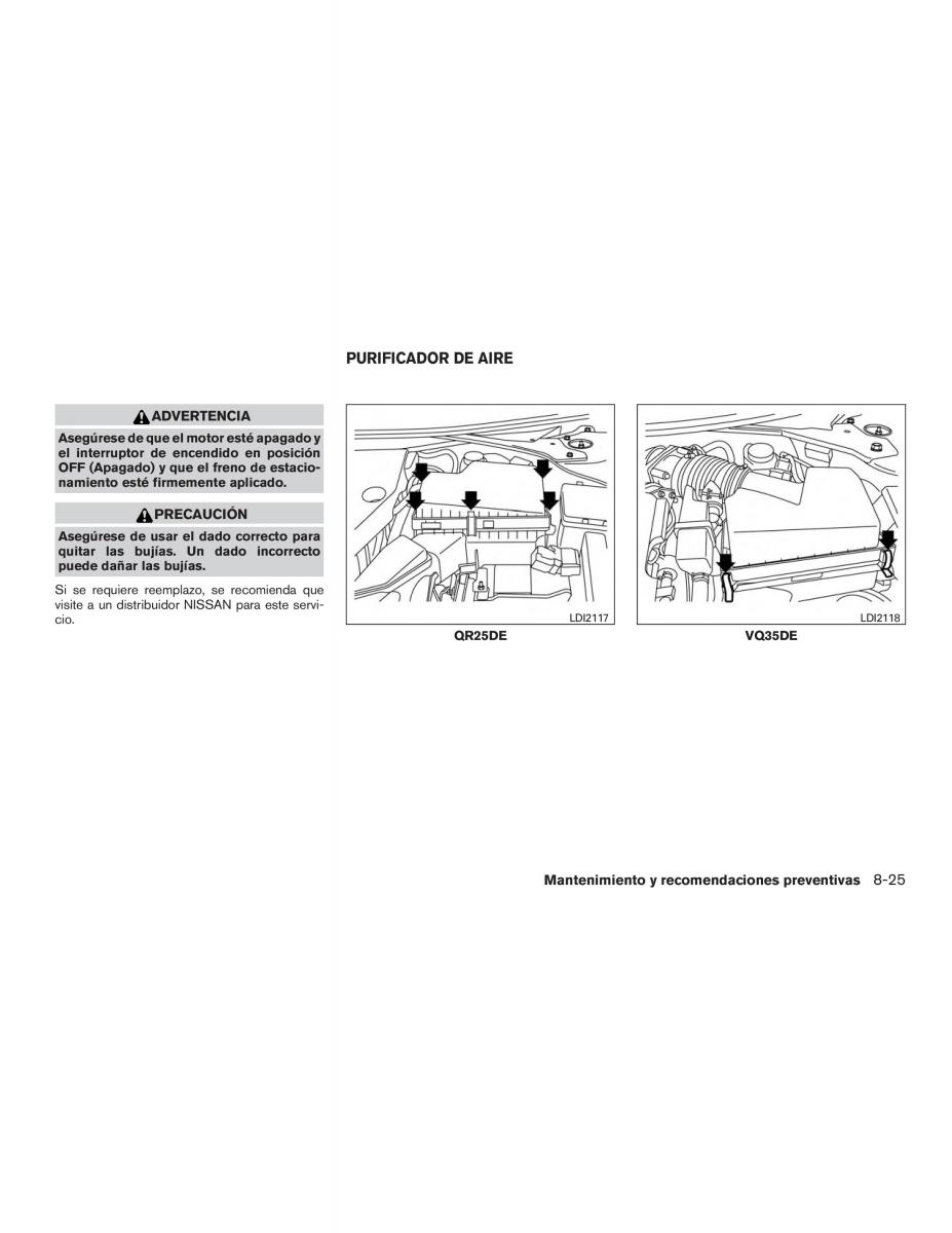 Nissan Altima L33 FL V 5  manual del propietario / page 472