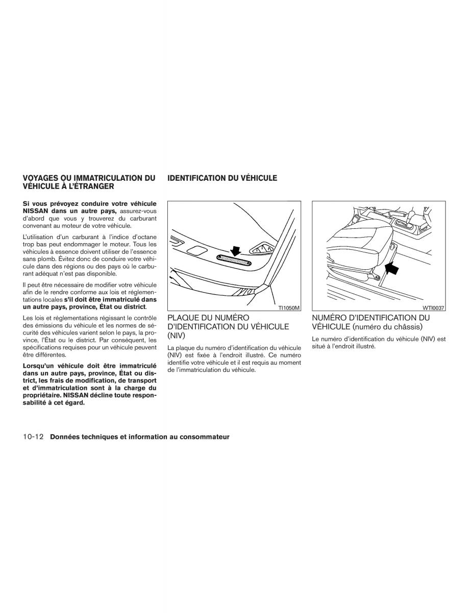 Nissan Altima L33 FL V 5  manuel du proprietaire / page 543