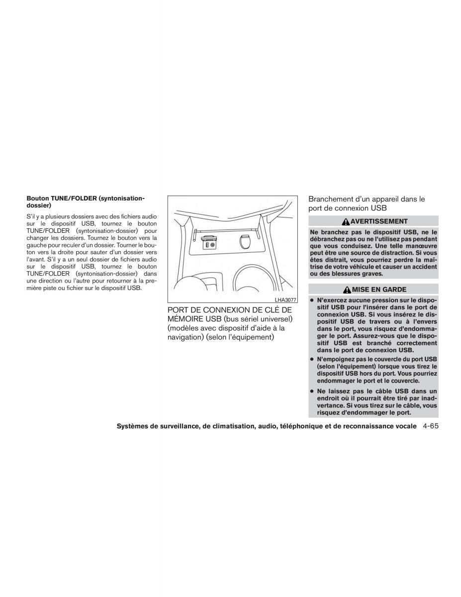 Nissan Altima L33 FL V 5  manuel du proprietaire / page 268