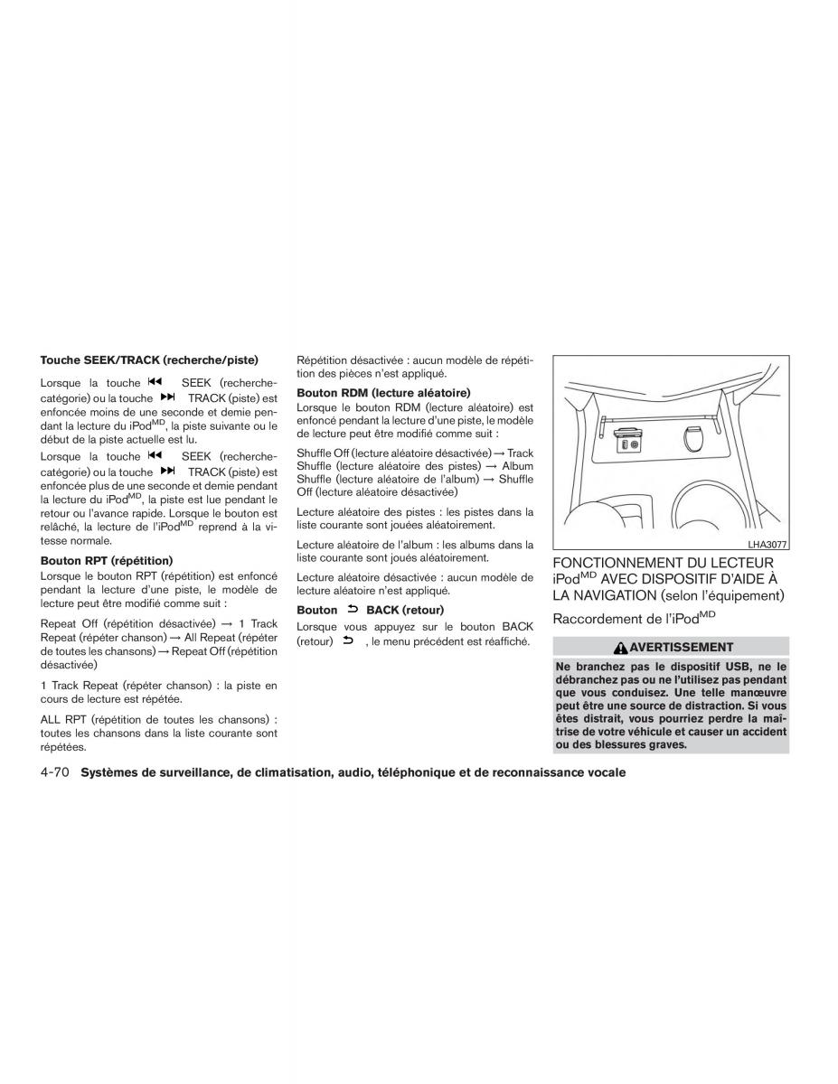 Nissan Altima L33 FL V 5  manuel du proprietaire / page 273