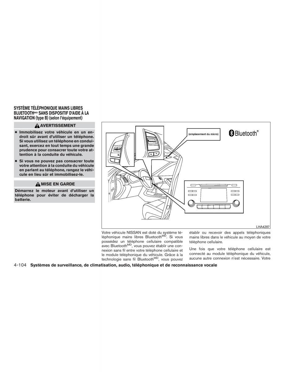 Nissan Altima L33 FL V 5  manuel du proprietaire / page 307