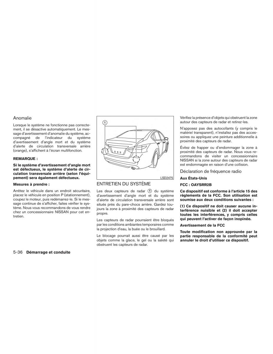 Nissan Altima L33 FL V 5  manuel du proprietaire / page 371